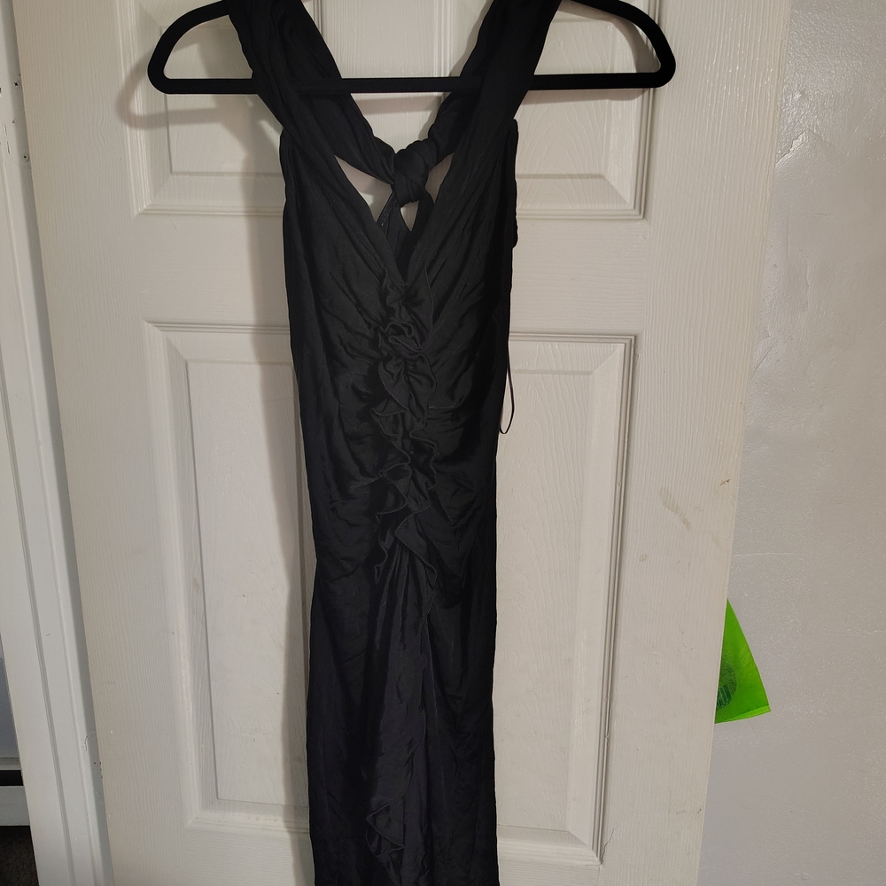 Temperley London Black Backless Dress